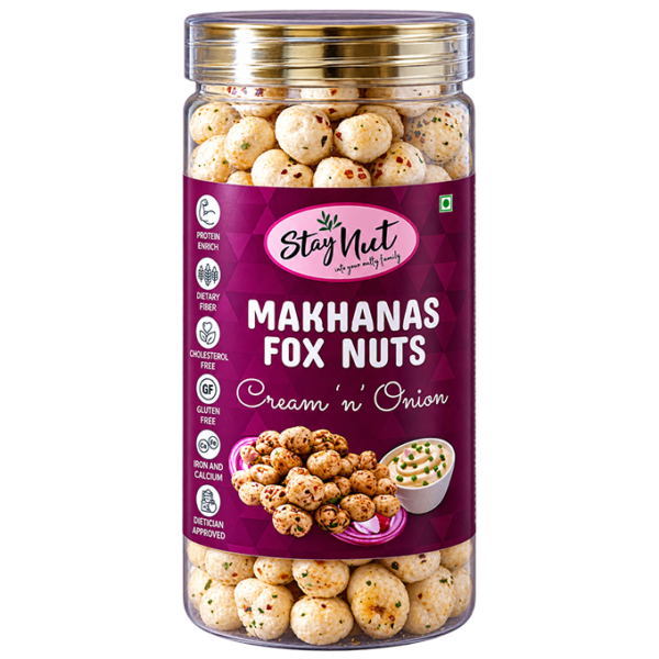 staynut cream & onion makhana