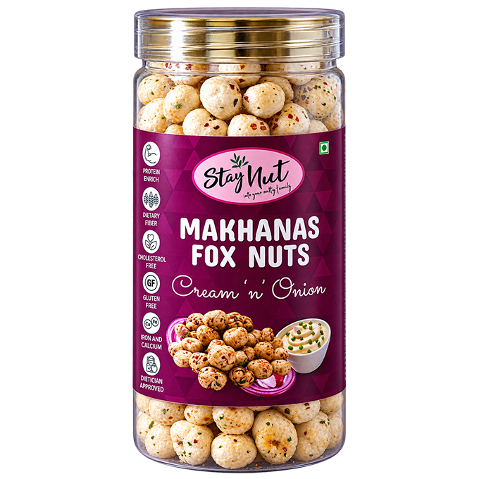 staynut cream & onion makhana